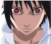 Cosplay Sharingan Rote farbige Kontaktlinsen